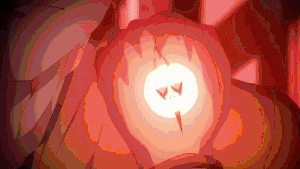 Shirou using a Command Spell to summon Saber.