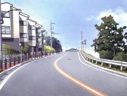 Road to Homurahara Academy.