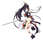 Ushiwakamaru in Melty Blood: Type Lumina, illustrated by Takashi Takeuchi.
