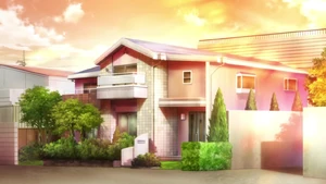 The house in the anime.