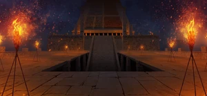 Mexico City Temple Night