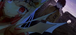 Male Hakuno appearing to Draco.