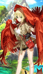 Trang phục lữ hành của Anh Linh: Nero Claudius trong Fate Grand Order, minh họa bởi Wada Arco