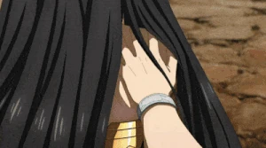 Ritsuka Fujimaru connecting himself to Ishtar's Magic Circuits.