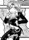 Shinji in Fate/school life, illustrated by Eiichirou Mashin.