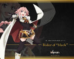 A-1 PicturesWP Wallpaper Illustration of Rider of Black in Fate/Apocrypha.