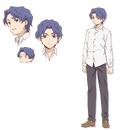 UfotableWP's character sheet of Shinji in Today's Menu for Emiya Family, illustrated by Toko Uchimura.