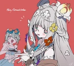 Illustration of Louhi and Flora by Bukurote.