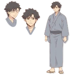 Kiritsugu Character Sheet Emiya-san.png (150 KB) UfotableWP's character sheet of Kiritsugu in Today's Menu for Emiya Family, illustrated by Toko Uchimura.