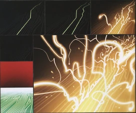 Various states of Shirou's Magic Circuits.