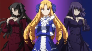 Luvia's cameo appearance in Carnival Phantasm.