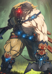 Segunda ascensión de Archer en Fate/Grand Order, ilustrado por I-IV.