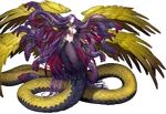 Deidad Compuesta Gorgon (複合神性ゴルゴーン, ?) en Fate/Grand Order, ilustrado por Saitou Hiroki.