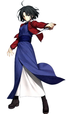 Servant Assassin Shiki Render