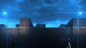 Saber fighting Zero Lancer.