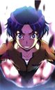 Shinji as "The Fool" from Fate/tiger colosseum Upper art book, illustrated by Puyo.