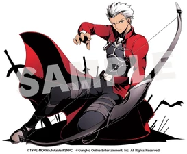 Archer (アーチャー?) as he appears in Divine GateWP Collaboration.