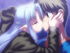 Len kisses Shiki