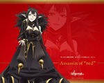 A-1 PicturesWP Wallpaper Illustration of Assassin of Red in Fate/Apocrypha, illustrated by Yūkei Yamada.