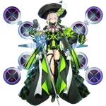 Foreigner (NPC Costume) in Fate/Grand Order, illustrated by BUNBUN.