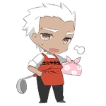 Archer in Chibichuki!, illustrated by Hanabana Tsubomi.