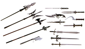 Various weapons in Fate/Zero Anime adaptation