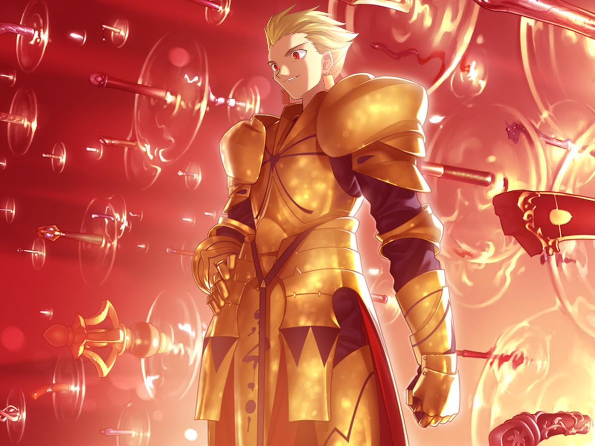 gilgamesh fate zero gate of babylon