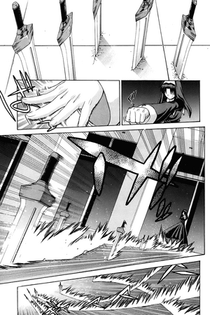 Ciel creating a Bounded Field (Manga)