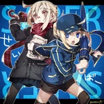 Illustration of Mysterious Heroine X Alter and Mysterious Heroine X by BUNBUN.