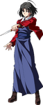 Shiki's character select image in Melty Blood.