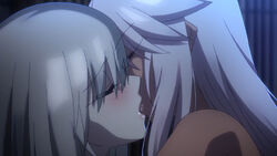 Chloe kissing Illya (anime)