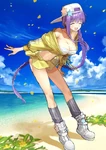 BB đồ bơi Linh Cơ 1 trong Fate/Grand Order, minh họa bởi Wada Arco.