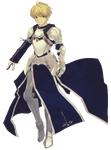 Saber in Prototype material, illustrated by Chihiro Aikura.