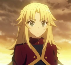 Mordred as a child in the Fate/Apocrypha anime.