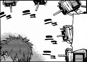 The security system in full effect.