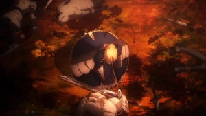 Mordred cameo appearance in episode 19 of Fate/stay night [Unlimited Blade Works].