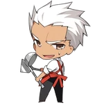 Archer in Chibichuki!, illustrated by Hanabana Tsubomi.