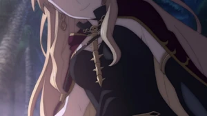 Ereshkigal shedding her disguise to say goodbye.