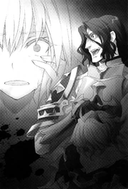 Жиль убивает ребёнка перед Рулер.