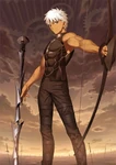 Archer Stage 2 in Fate/Grand Order, illustrated by Takashi Takeuchi.