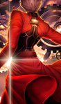 Hunter of the Red Plains in Fate/Grand Order illustrated by "---".