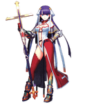 Tercera ascensión de Rider en Fate/Grand Order, ilustrado por Mineji Sakamoto.