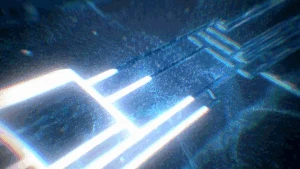 Shirou's Magic Circuits glowing in the Ufotable anime.
