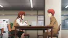 Ayako discute avec Shirou 2014