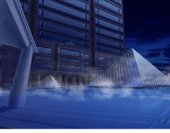 Shrine Skyscraper's Main Entrance.