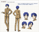 LercheWP's character sheet of Shinji in Carnival Phantasm.