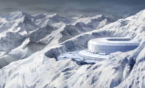 Chaldea seen from outside.