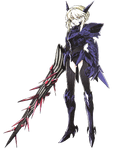 Lancer Stage 2 in Fate/Grand Order, illustrated by Akira Ishida.