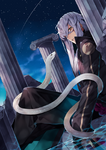 Cuarta ascensión de Caster en Fate/Grand Order, ilustrado por Teita.