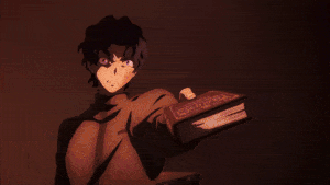 Sakura burning the Book
